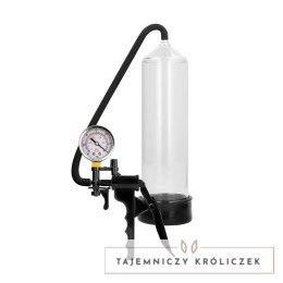 Pumped by Shots Elite - pompa prożniowa z wskaźnikiem ciśnienia, 23 cm Pumped by Shots