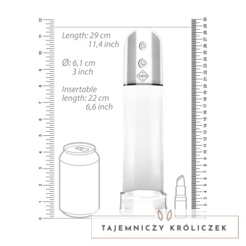 Shots Pumped Luv automatyczna pompa prożniowa USB 20cm silikon Pumped by Shots