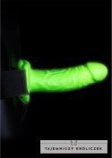 Ouch! Glow in the Dark uprząż z paskiem, świecąca, 18 cm, zielona Ouch! by Shots