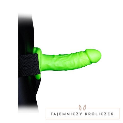 Ouch! Glow in the Dark uprząż z paskiem, świecąca, 18 cm, zielona Ouch! by Shots