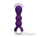Loveline Wibrator anatomiczny Clear Purple - model łezka, silikonowy Loveline by Shots