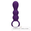Loveline Wibrator anatomiczny Clear Purple - model łezka, silikonowy Loveline by Shots