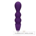 Loveline Wibrator anatomiczny Clear Purple - model łezka, silikonowy Loveline by Shots