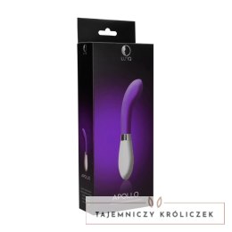 Luna by Shots Apollo - Wibrator nachylony, silikonowy 21 cm, 10 trybow Luna by Shots