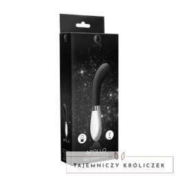 Luna by Shots Apollo - model pochylony, silikonowy, 21 cm, fioletowy Luna by Shots
