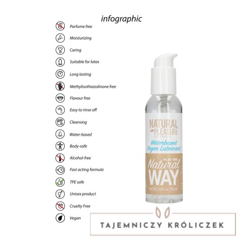 Shots Natural Pleasure żel intymny wodny wegański 150ml eco Natural Pleasure by Shots