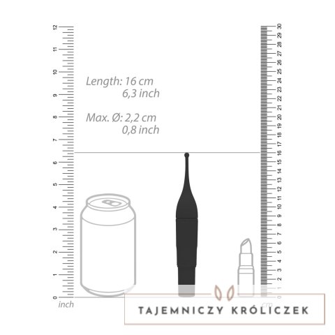 GC by Shots - Precyzyjny stymulator impulsowy, kolor fioletowy, 16 cm GC by Shots