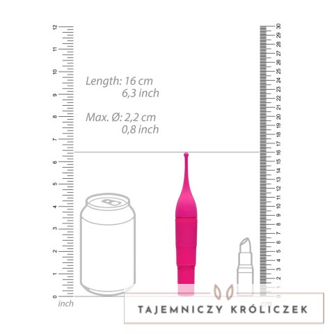 GC by Shots - Precyzyjny stymulator punktowy, czarny, 16 cm GC by Shots