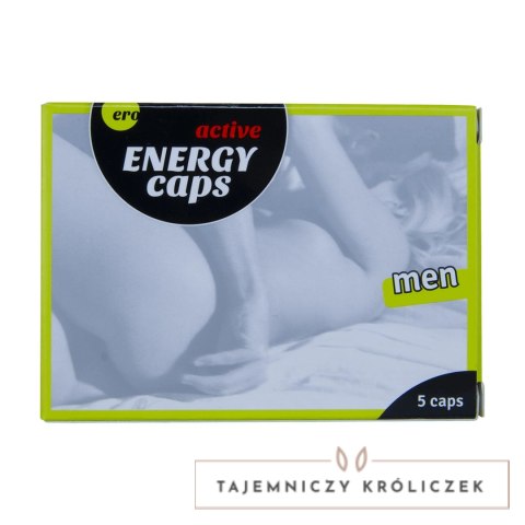 HOT Energy Caps Active Men - kapsułki z guarany i kardamonu 5 szt. HOT