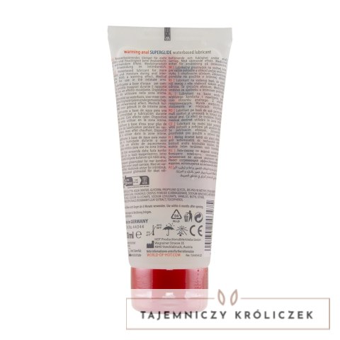 HOT Lubrykant wodny rozgrzewający 100 ml - komfortowa formuła analna HOT