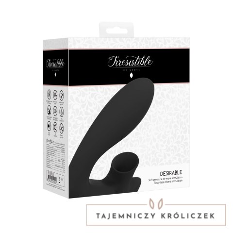 Irresistible by Shots Desirable - Wibrator giętki z technologią powietrza, silikonowy Irresistible by Shots