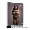 Le Desir Plus Size długa sukienka siateczkowa z kontrastowym wzorem XXL-5XL Le Désir by Shots