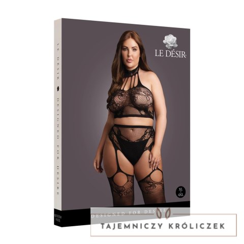 Le Desir Plus Size dwuczęściowy komplet golf i figi XL-4XL czarny Le Désir by Shots