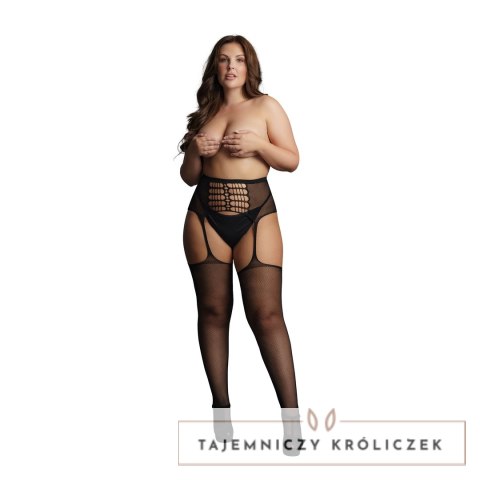 Le Desir Pończochy Plus Size z tylnym szwem, wysoki pas 2XL-5XL Le Désir by Shots