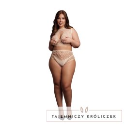 Le Desir Queen Size komplet top i figi siateczkowe XL-4XL czarny Le Désir by Shots
