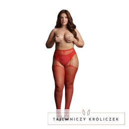 Le Desir Rajstopy siateczkowe Plus Size z dżetami, elastyczne Le Désir by Shots