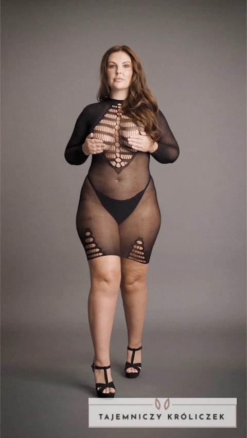 Le Desir Sukienka Plus Size z Siateczki Otwartym Dekoltem XXL-5XL Le Désir by Shots