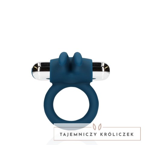 Loveline Baltic Blue - Wibrujący pierścień silikonowy, elastyczny Loveline by Shots