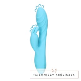 Loveline Glacial Blue - silikonowy model kroliczek, ultra gładki Loveline by Shots