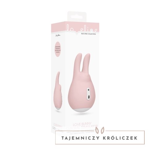 Loveline Love Bunny - Kompaktowy stymulator punktowy USB, silikonowy Loveline by Shots