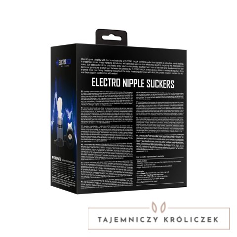 Shots ElectroShock - System stymulujący sutki z pilotem, biały ElectroShock by Shots
