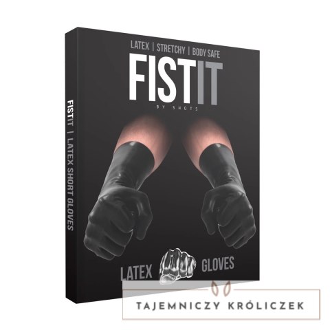 Shots Fist It Rękawiczki Lateksowe Unisex Krotkie UltraCienkie 1 para Fist It by Shots