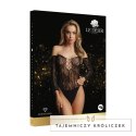 Le Desir Body z czerwonej koronki z wycięciem, rozmiar uniwersalny S-XL Le Désir by Shots