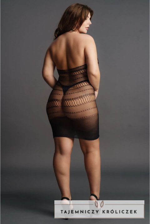 Le Desir Plus Size mini sukienka koronkowa z wysokim dekoltem XXL-5XL Le Desir by Shots