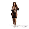 Le Desir Plus Size sukienka mini z długim rękawem i siateczką XXL-5XL Le Désir by Shots
