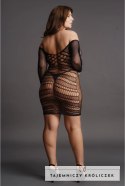 Le Desir Plus Size sukienka mini z długim rękawem i siateczką XXL-5XL Le Désir by Shots