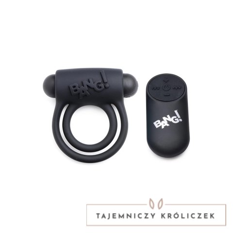 XR Brands BANG Toy silikonowy pierścień wibrujący z pilotem wodoodporny XR Brands
