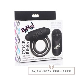 XR Brands BANG Toy silikonowy pierścień wibrujący z pilotem wodoodporny XR Brands
