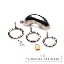 XR Brands Forged Captor stalowa klatka zabezpieczająca 3 pierścienie XR Brands