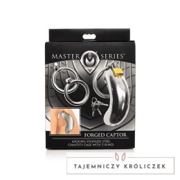 XR Brands Forged Captor stalowa klatka zabezpieczająca 3 pierścienie XR Brands