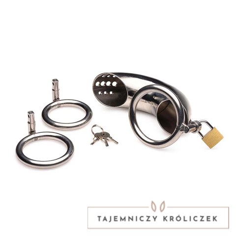 XR Brands Forged Captor stalowa klatka zabezpieczająca 3 pierścienie XR Brands