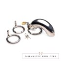 XR Brands Forged Captor stalowa klatka zabezpieczająca 3 pierścienie XR Brands