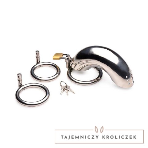 XR Brands Forged Captor stalowa klatka zabezpieczająca 3 pierścienie XR Brands