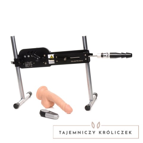 XR Brands Master Series zdalnie sterowana maszyna intymna, adapter Vac-U-Lock XR Brands