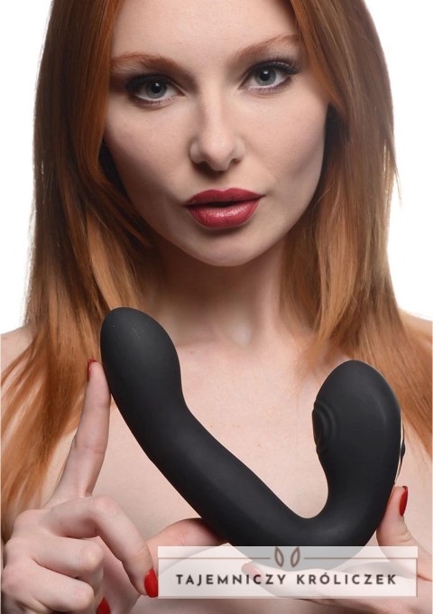 XR Brands Power Shake Come Higher silikonowy model podwojnej stymulacji IPX7 XR Brands