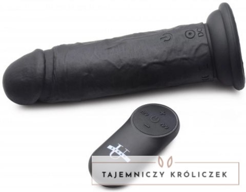 XR Brands Proste Wibrujące Zdalnie Sterowane Dildo IPX7 USB 21,6cm XR Brands