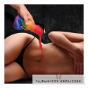 XR Brands Rainbow świeca dekoracyjna w kształcie tęczy bezzapachowa XR Brands