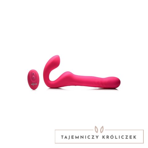 XR Brands Strap-On Unisex Wibrujący Model z Pilotem Bezprzewodowym XR Brands