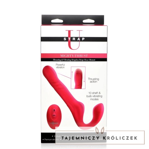 XR Brands Strap-On Unisex Wibrujący Model z Pilotem Bezprzewodowym XR Brands