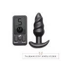 XR Brands Swirl silikonowy korek analny z pilotem 25 trybow XR Brands