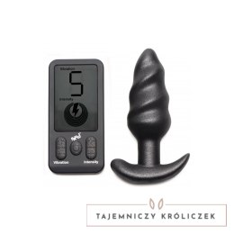 XR Brands Swirl silikonowy korek analny z pilotem 25 trybow XR Brands