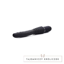 XR Brands Thrust Master - czarna maszyna intymna z funkcją pchania i wibracjami XR Brands