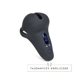XR Brands silikonowy pierścień z pilotem, 10 trybow, czarny XR Brands