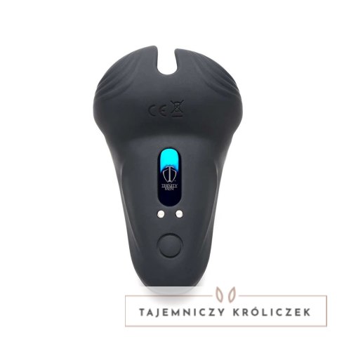 XR Brands silikonowy pierścień z pilotem, 10 trybow, czarny XR Brands