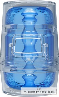 Doc Johnson Optix Compact - przezroczysta maszyna intymna, ULTRASKYN Doc Johnson