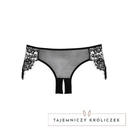 Dreamgirl Lavish Allure majtki siateczkowe z koronką bez części w kroku Allure